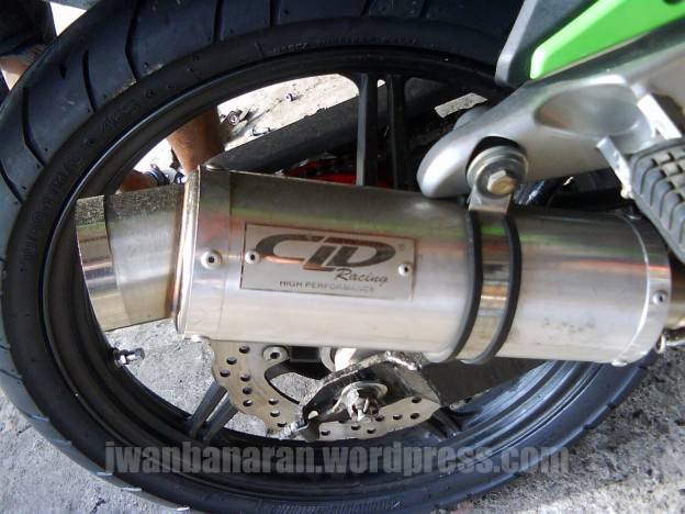 Modifikasi ringan Kawasaki Athlete…tampilan langsung beda!!!