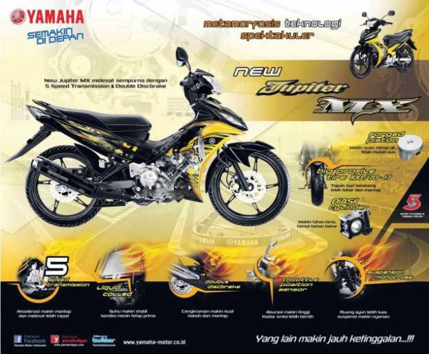 Lho….slogan new Jupiter MX koq beda ya???