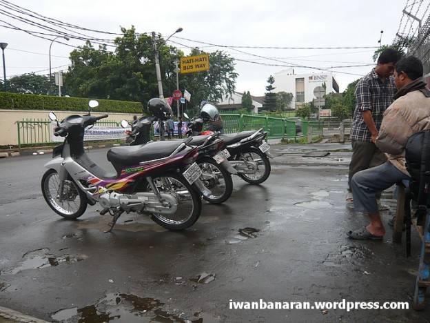Bebek Honda masih menjadi favorit para tukang ojek…