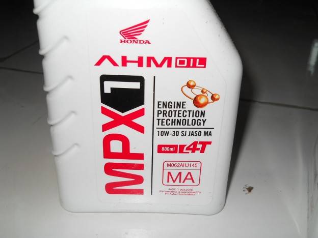 Oli AHM MPX-1 bermasalah??…
