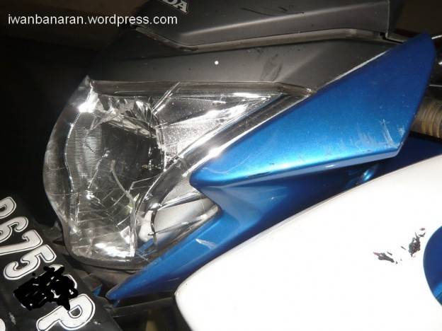 Honda New Megy dlosoorrr cium aspal!!!. kasihan…