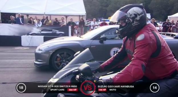 Suzuki GSX1300r vs Nissan Skyline GTR….menarik juga nih!