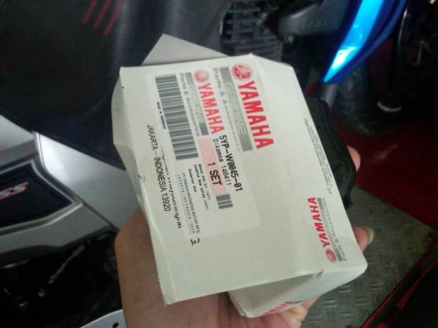 Kampas rem Byson jebule sama dengan Vixion…