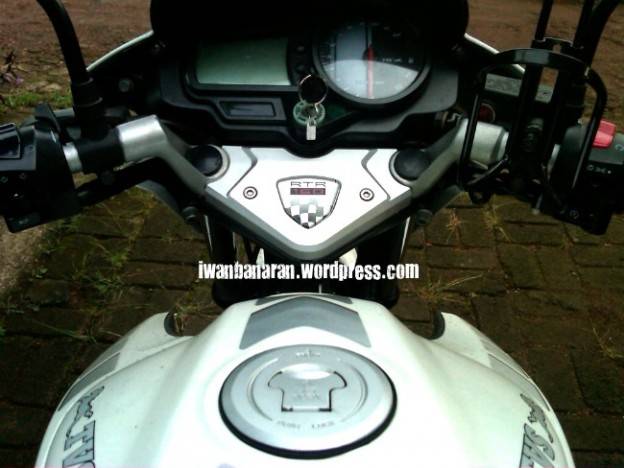 Top speed TVS Apache RTR 160 tembus 127km/jam….