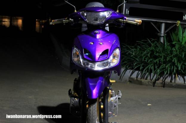 Modif telanjang Yamaha Mio. Sadis euy!!…