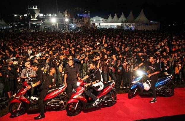 Launching Mio-J Sukses, Pengunjung Serbu Trade In dan Test Ride….