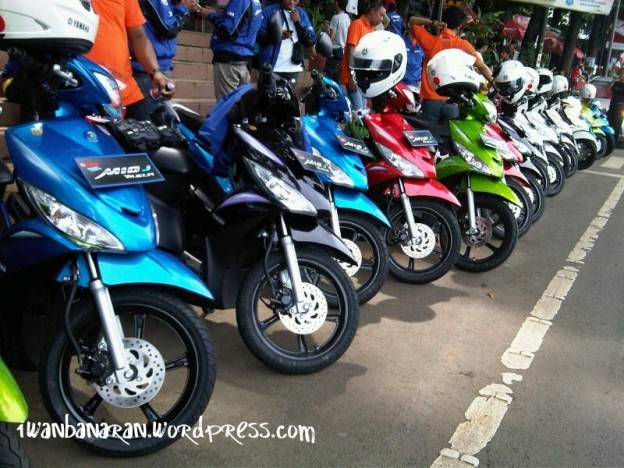 Yamaha rilis helm khusus Mio-J….
