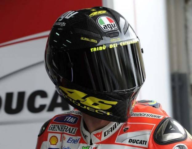 Motogp : AGV test helm baru buat Rossi….