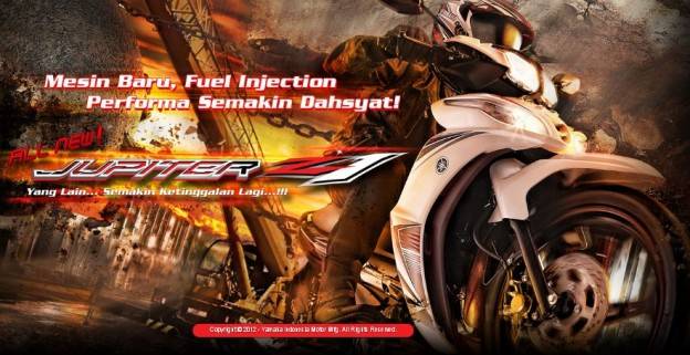 Engine New JupiterZ1 FI mengadopsi teknologi mesin trail Yamaha YZ450F…