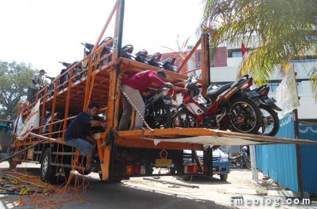 Info mudik bareng Honda…..hari minggu finishing brosis!!