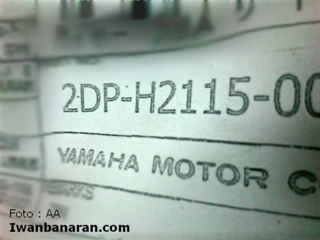 Yamaha 2DP……kode produk apa lagi nih??