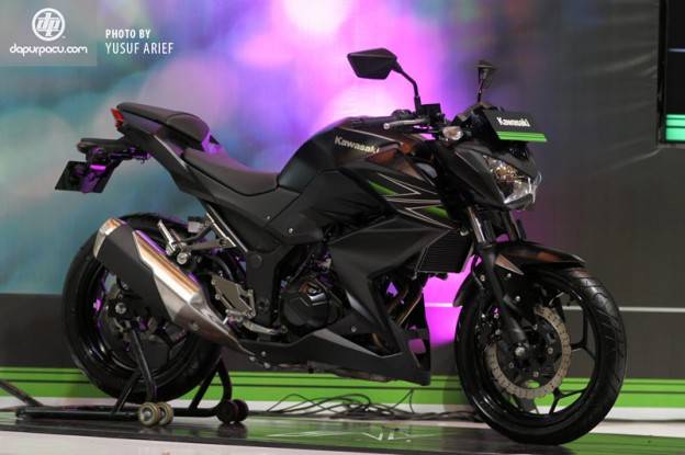 Kumpulan foto detil new Kawasaki Z250……ancen sadis!!