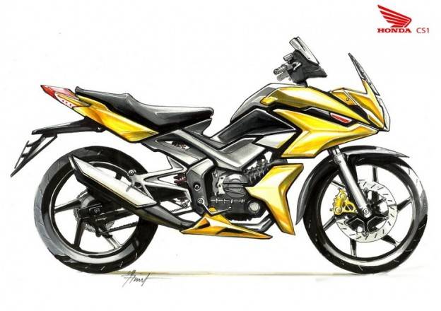 Honda CS1….desain aslinya tidak seperti sekarang?