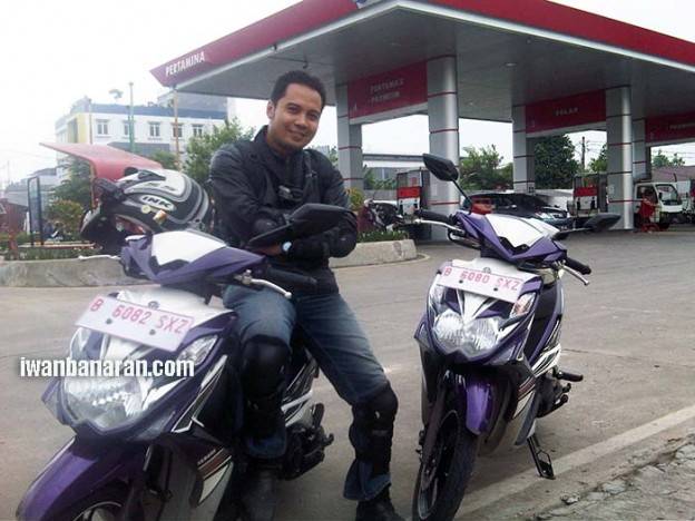 Tes komsumsi bahan bakar Xeon RC…..non eco riding pastinya!
