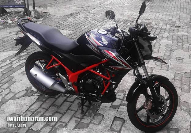 Ingin membuat sasis CB150R makin eye catching?. Tips ini bisa menjadi solusi….