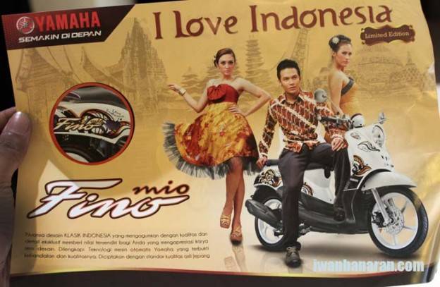 Yamaha rilis Mio Fino limited edition versi I Love Indonesia, love Fino…