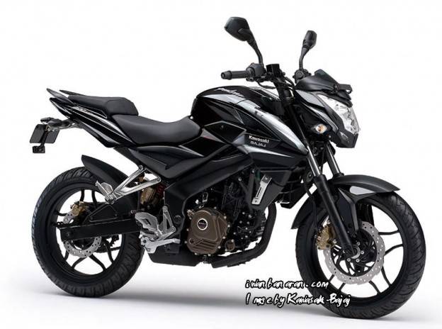Nih dia 3 warna official P200NS yang dirilis Kawasaki Indonesia….