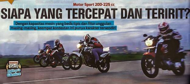Motorsport 200-225cc…siapa yang tercepat dan teririt??
