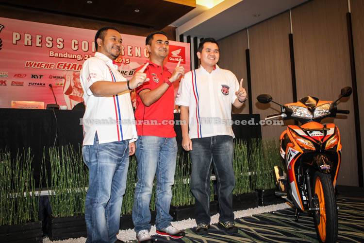 HRC 2015 Cimahi…..balap bebek 110cc diganti sport 150cc sebagai pilar untuk menuju ke ajang Motogp !!