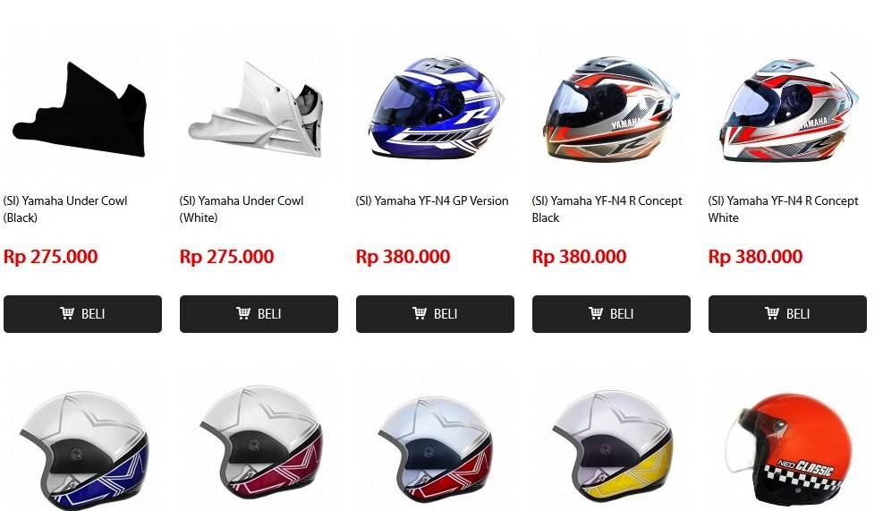 Mulai April 2015….beli aksesories, apparel dan helm Yamaha bisa online bro. Juozzz!!!….