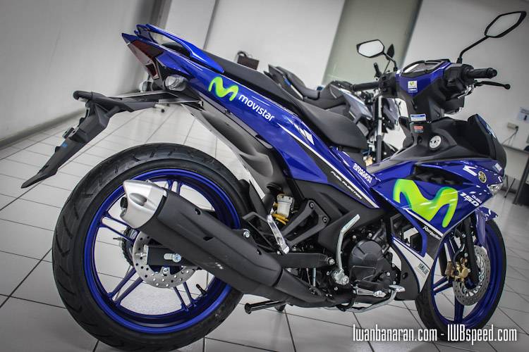 Video dan gambar detil Yamaha Jupiter MX150 King versi Motogp Movistar…..iki baru gamblang !
