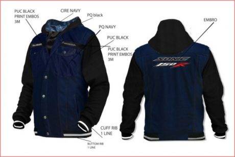 jaket sonic 150r