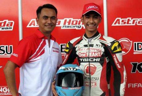 "Andi Gilang.....salah satu rider binaan AHRT yang cukup mengkilap..."