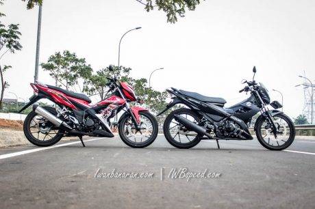 Sonic 150R vs Satria FU150 (1)
