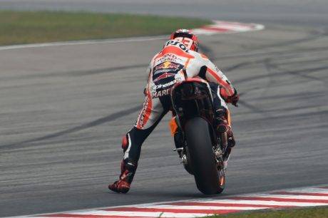 Marc Marquez riding style