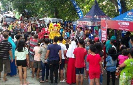 Atraksi Barongsai di Hari Raya Imlek 2016 bersama Yamaha (2)