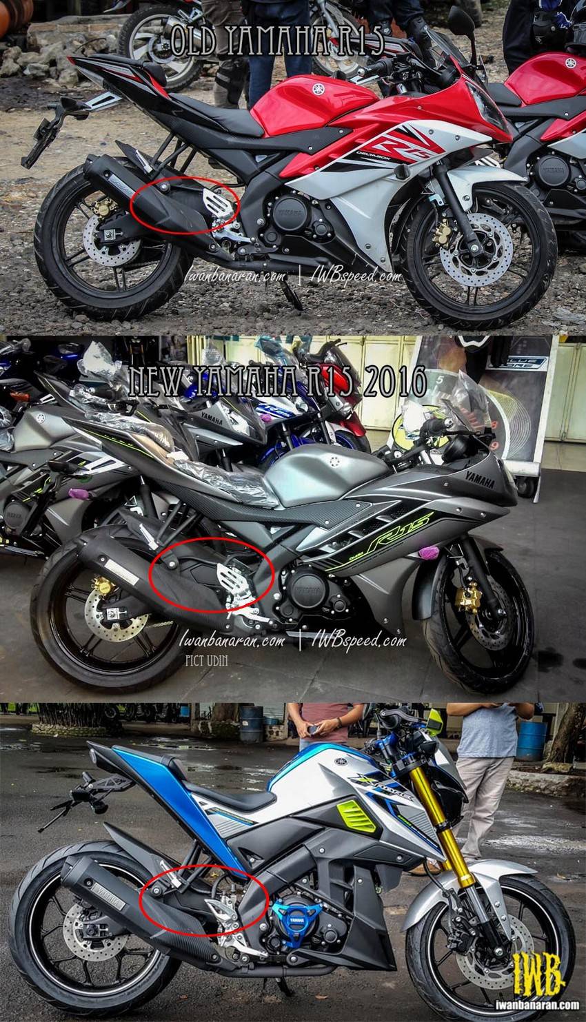 R15 swing arm