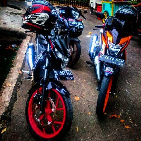 satria FI vs Sonic