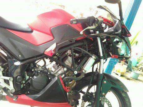 Cbr150r hancur