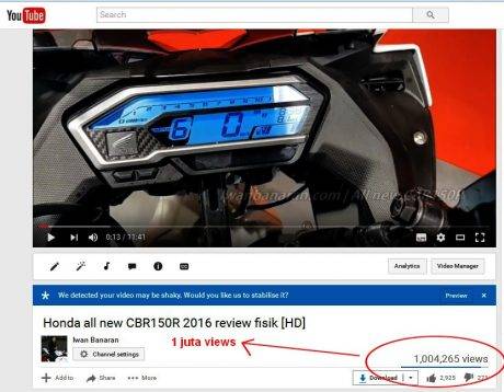 cbr150r video iwb
