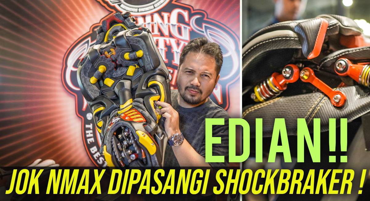 [VLOG] Ediann, Jok Yamaha NMAX 155 ini dibekali Shockbraker cak !!!