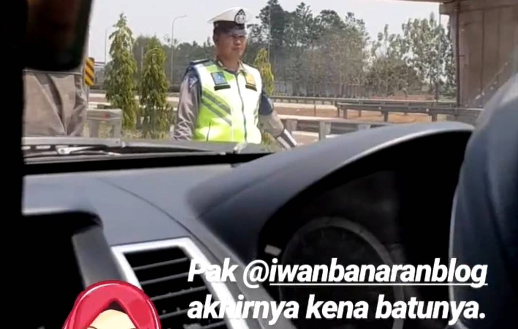 IWB kena tilang di tol Pantura, Moncrottttt !!