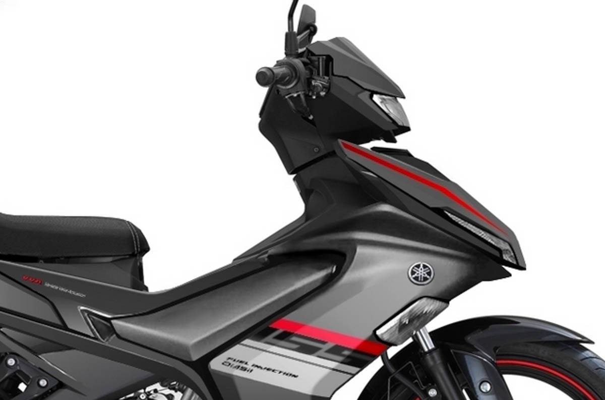 Inilah desain gamblang dari samping new Yamaha MX King 155 VVA, bandingkan cak !!