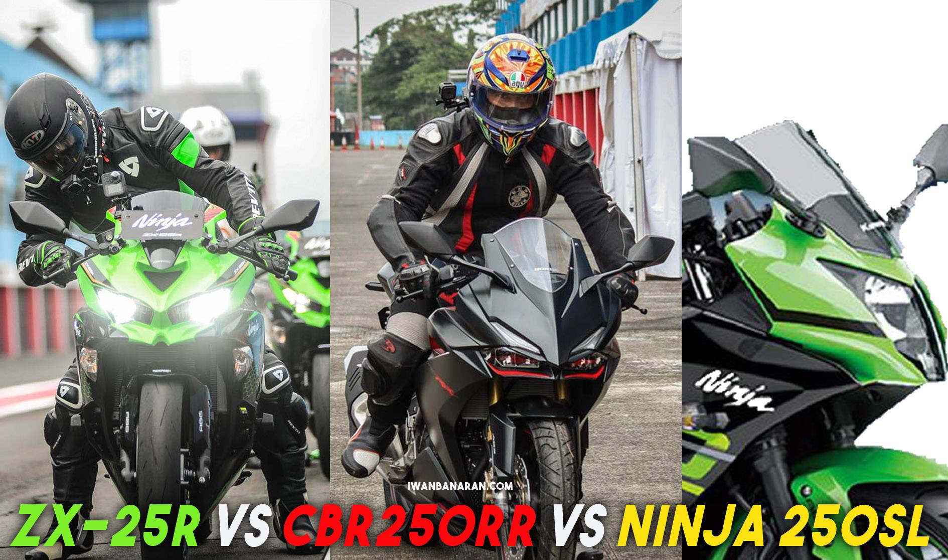 Adu kencang Kawasaki Ninja ZX25R vs Ninja 250SL vs Honda CBR250RR, sampeyan akan terkejut !!!
