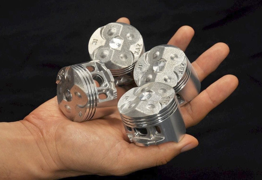 Bedah ukuran piston Kawasaki ZX-25R, wihhhh kecilnya cakkkkk !!!!