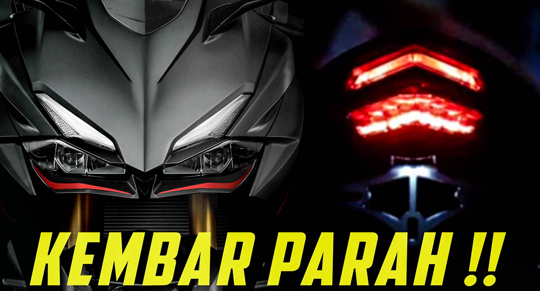Bedah gambaran desain New CBR150R K45R final, gileee ini sih copian CBR250RR !!