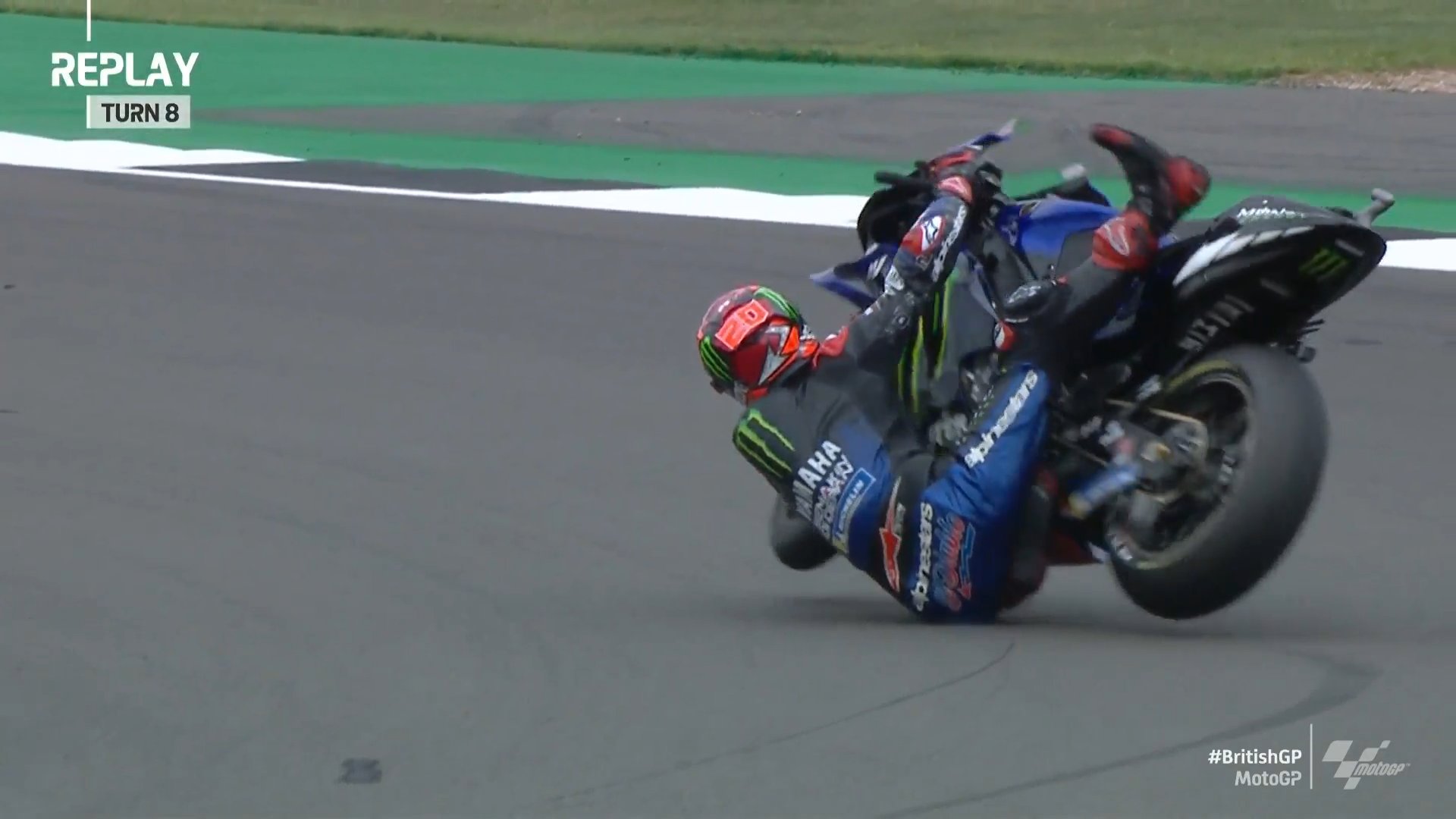 [MOTOGP FP2 SILVERSTONE] Fabio Quartararo terkencang, banyak aksi jungkel ??