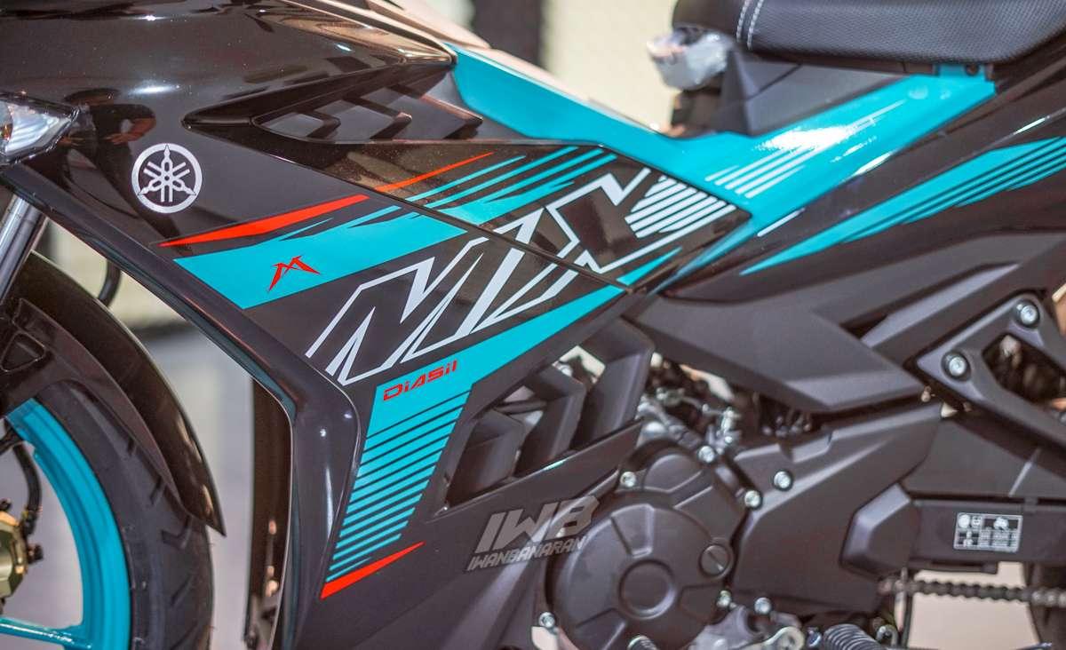 Foto Detil !! New MX King 150 Cyan 2022 Mulai Tebar Pesona di dealer, asyem kok keren cakk !!!