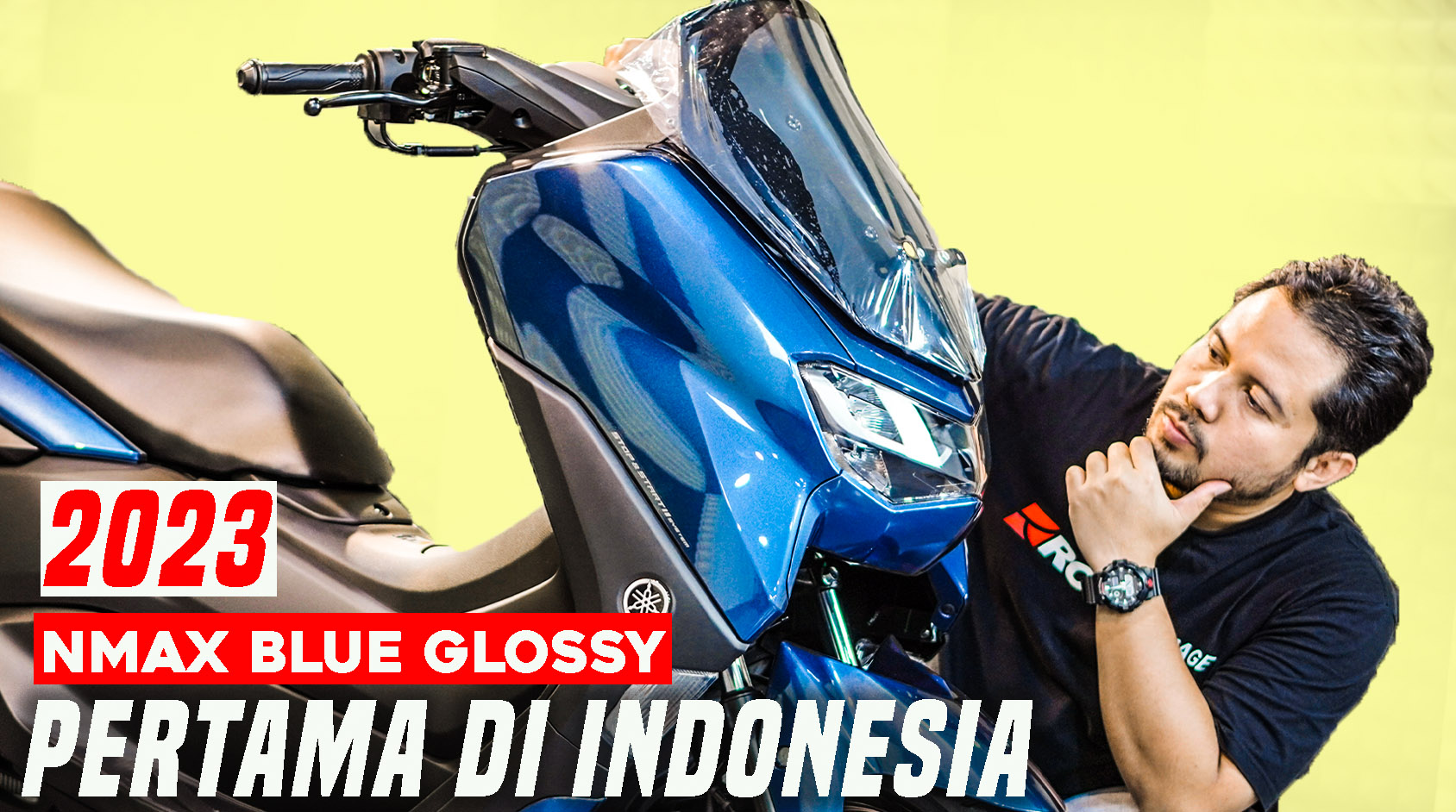 [Mega gallery] Kinclong kayak kaca !! Pesona NMax 155 Metallic Blue 2023 bukan kaleng-kaleng !!