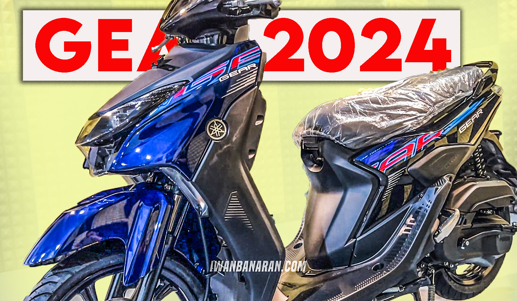 Foto Gallery !! Inilah Yamaha New Gear 2023 Blue Glossy…woww segarang ini !!