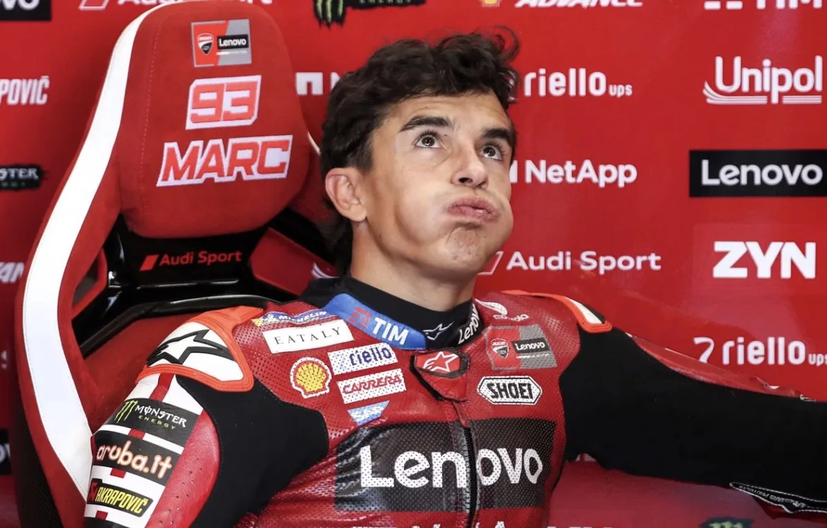 Marquez menyerah saat Race Silverstone ” Aku Tidak Bisa Menyerang !!”
