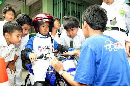 Safety riding kids SD Muhammadiyah 5 Tebet Jakarta