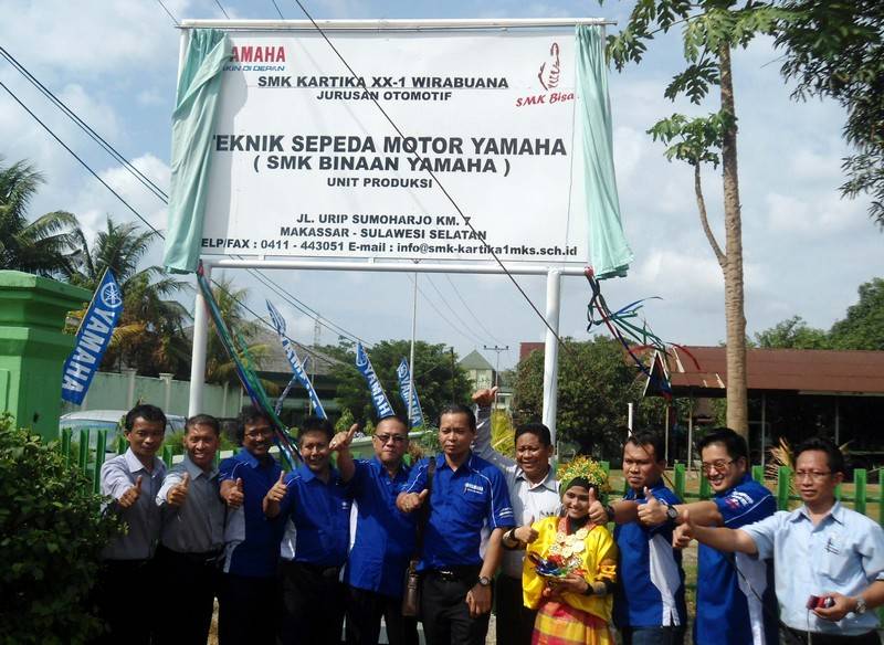 CSR Yamaha untuk SMK di seluruh Indonesia