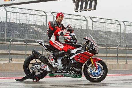 Nicky Hayden on CBR1000