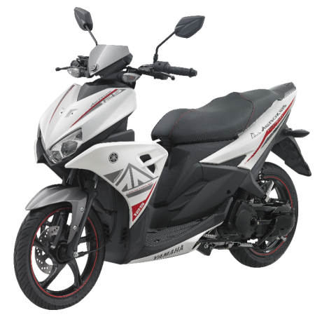 Yamaha Aerox 125LC Light Speed White