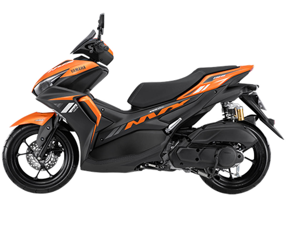 Yamaha Aerox оранжевый